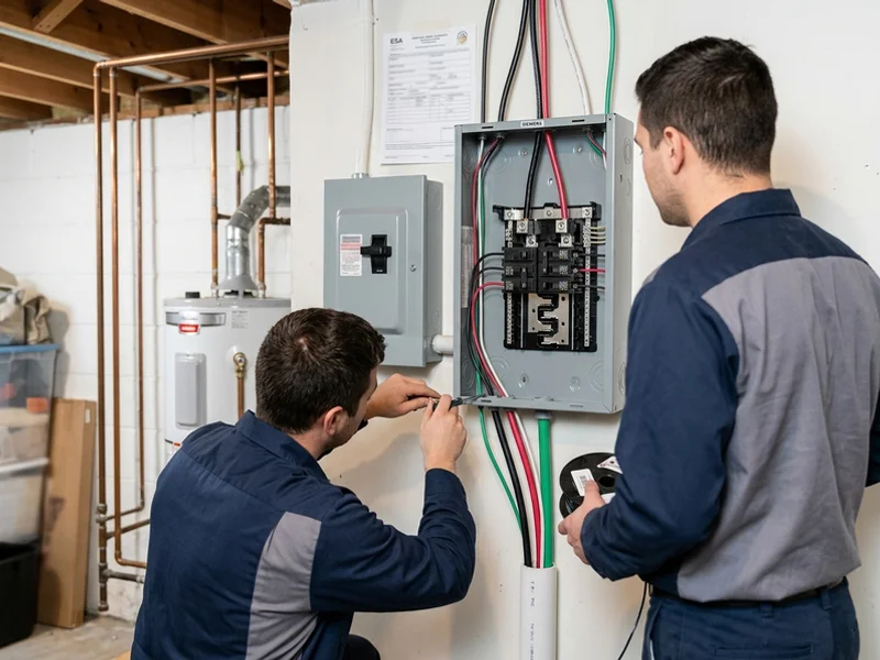 Basement suite subpanel on a four-wire feeder with a separate disconnect