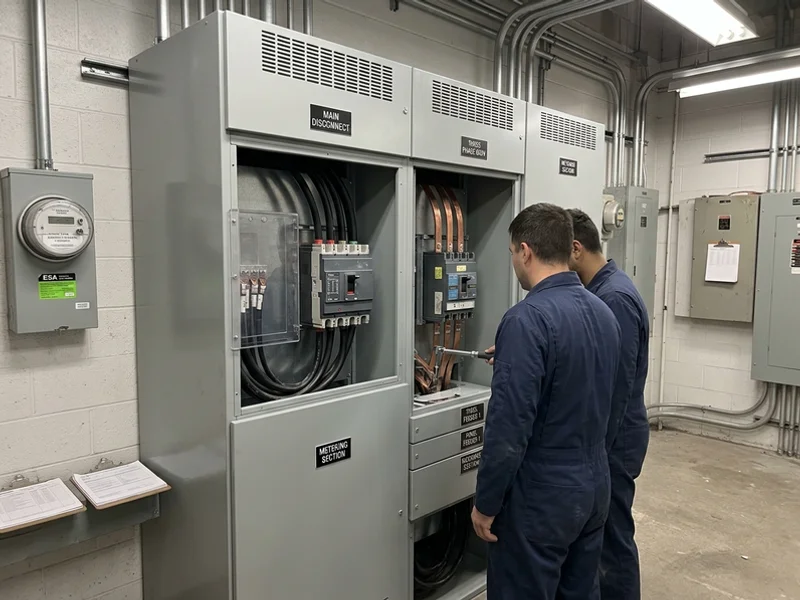New three-phase switchgear and distribution in a Toronto industrial facility