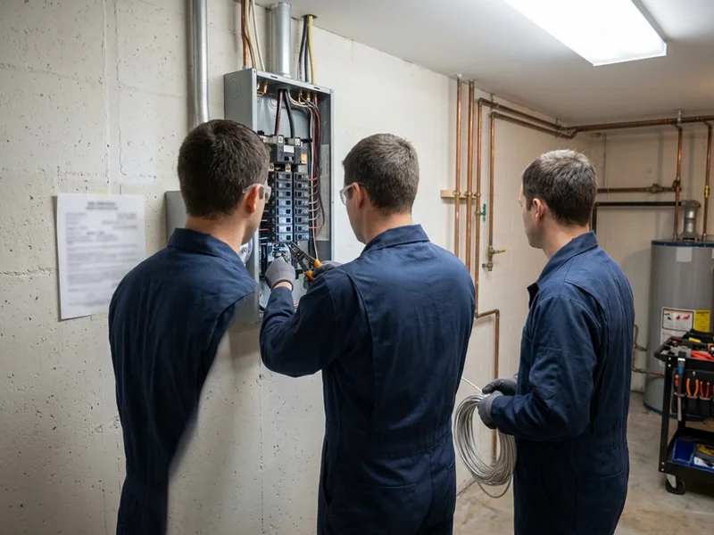 Submetering socket installed beside the suite subpanel