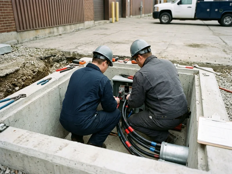 Utility transformer vault with primary conduit entry